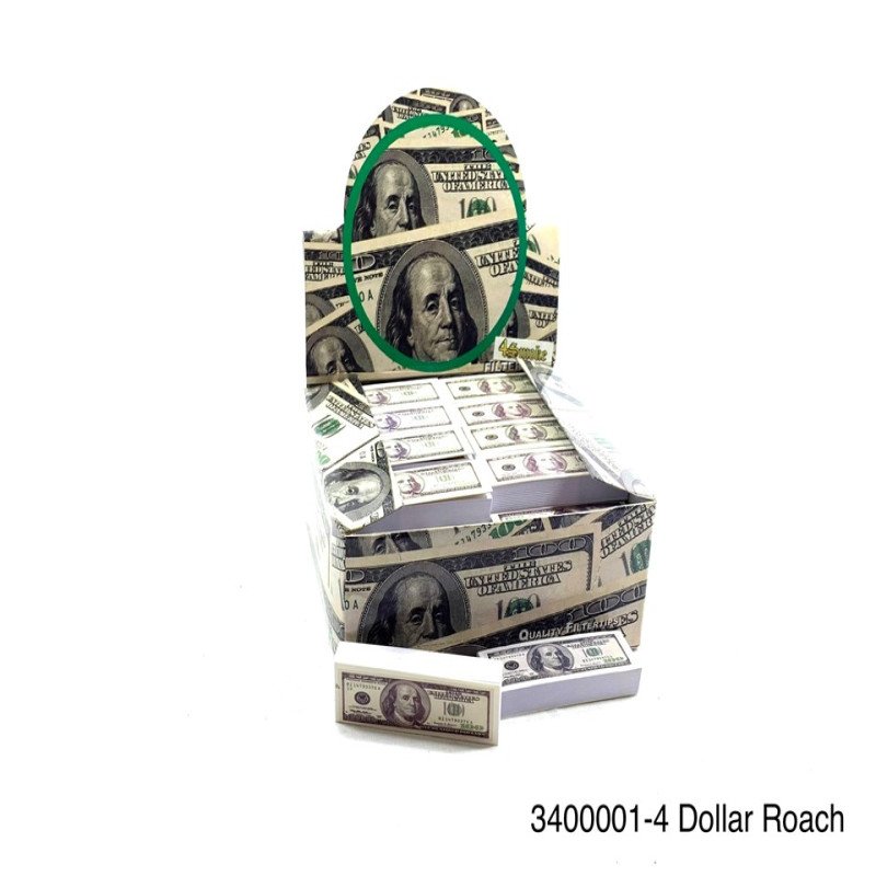 Dollar Design Roach Filter Paper 3400001-4