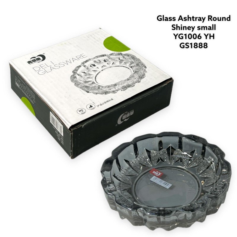 GS1888 - Ashtray Glass YG1006-YH SHINY MIX