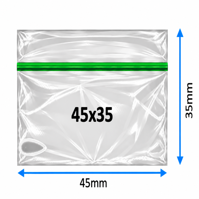 Plain Baggy Zipper 45X35