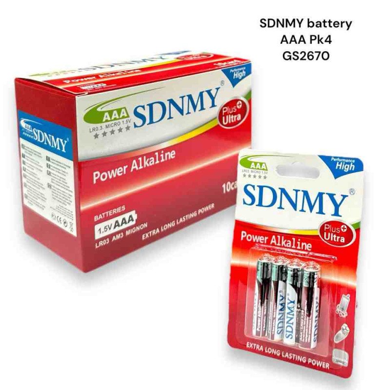GS2670 - SDNMY AAA BATTERY