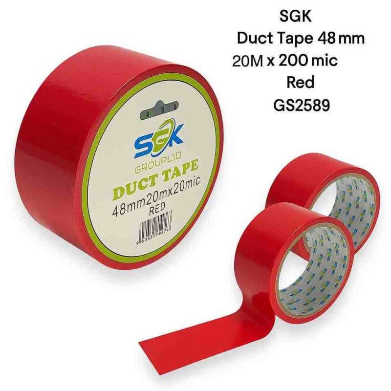 Duct tape 48MM x 20M RED GS2589