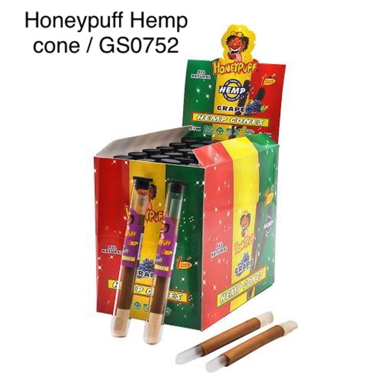 Honeypuff HEMP CONE Paper New 02-1092-1hp Mix Flavour - GS0752