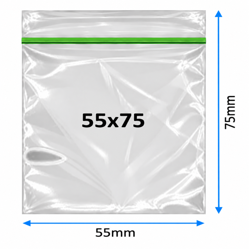 Plain Baggy Zipper 55x75