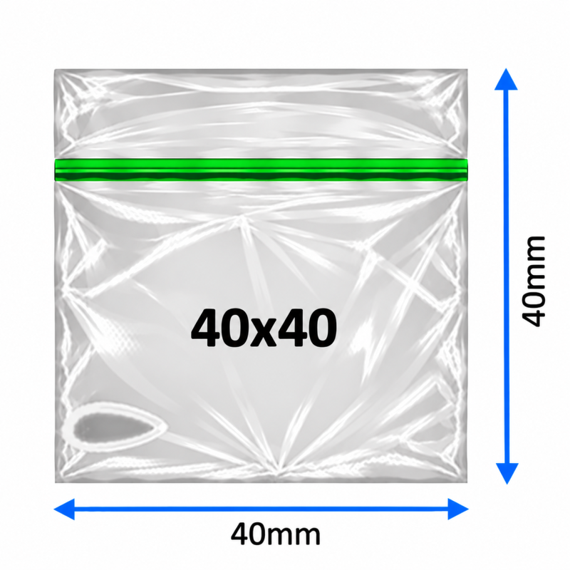 Plain Baggy Zipper 40x40