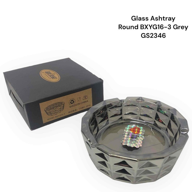 GS2346 - Ashtray Glass BXYG16-3 yh iridescent