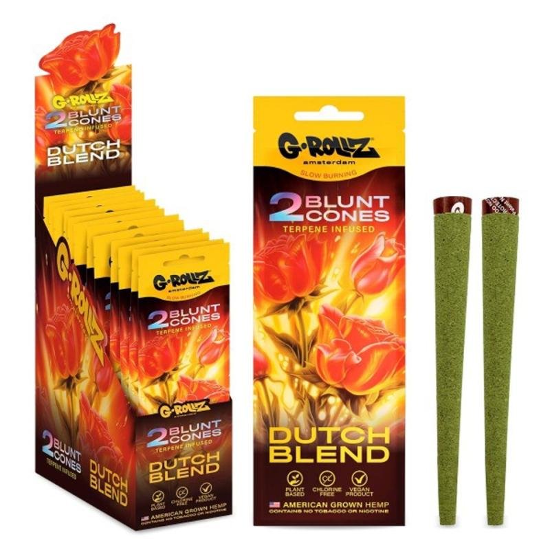 G-Rollz Terpene Infused Wrap Dutch Bland 12x2