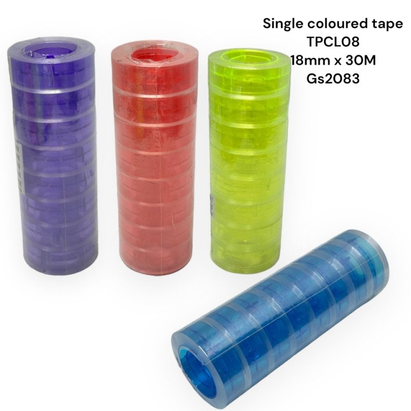 CLEAR TAPE NEW 1830 30M PK8 TPC08 - GS2083