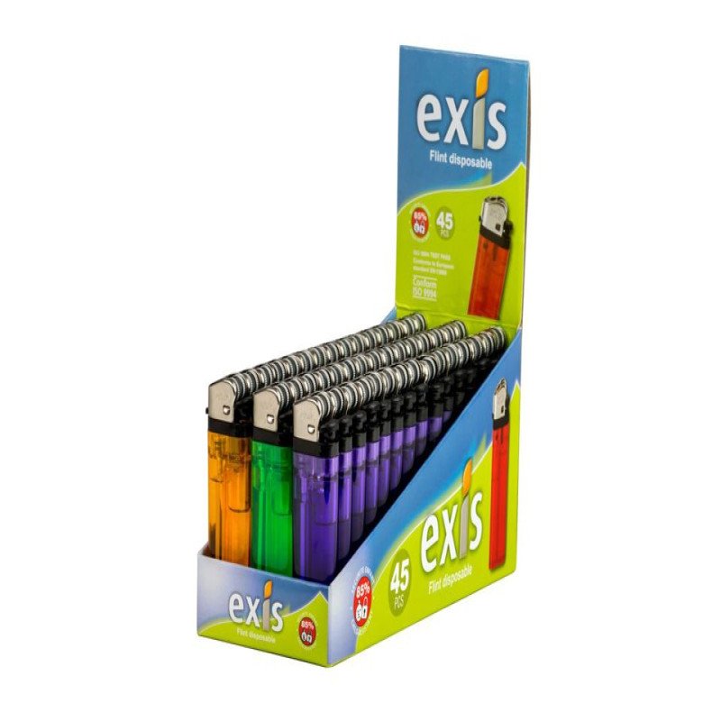 EXIS FLINT DISP. LIGHTER PK45