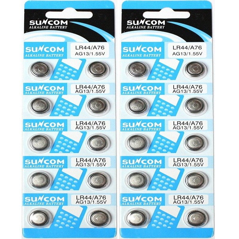 Suncom  Batteries Pack of 20 strips AG-13