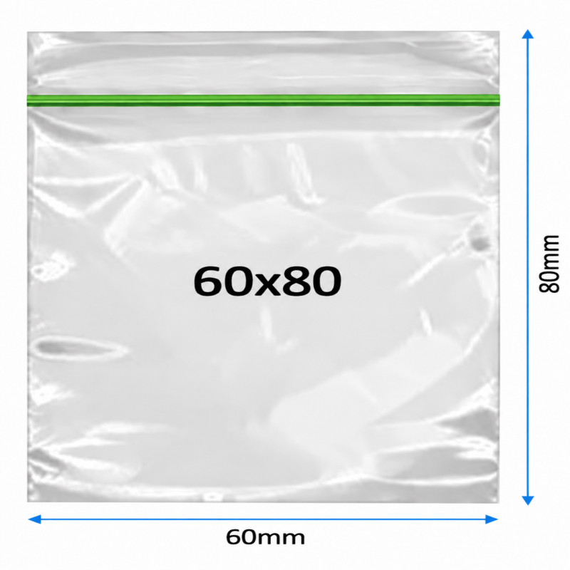 Plain Baggy Zipper 60x80