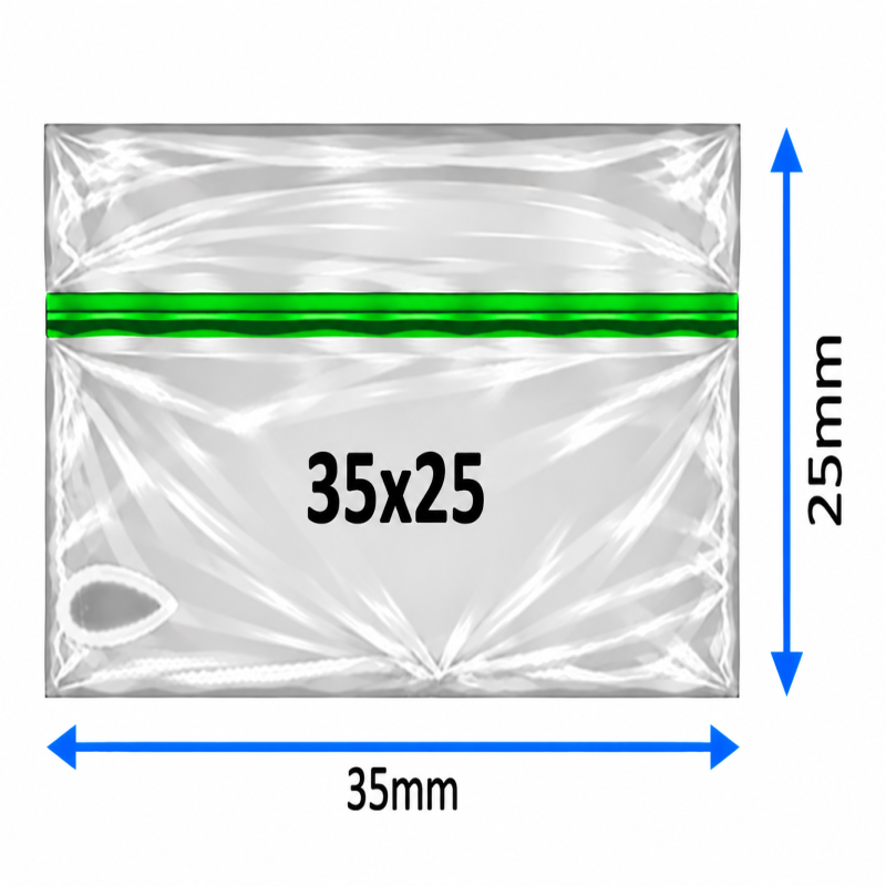Plain Baggy Zipper 35x25