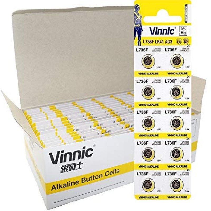 VINNIC BUTTON BATTERY  AG3 C10