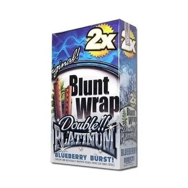 Platinum Blunts X2 PK25 - Blue ( Bluberry Burst )