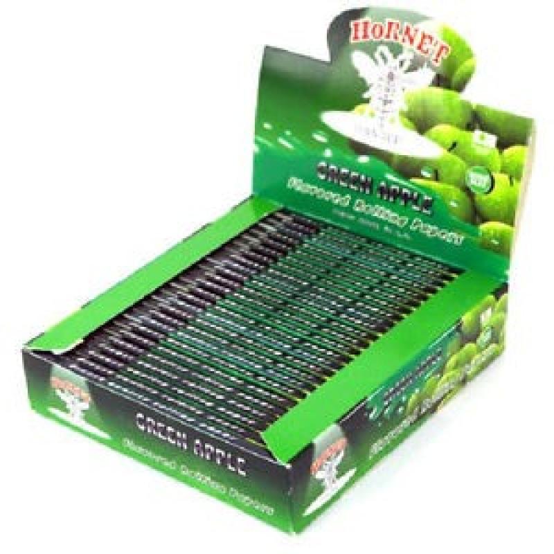 Hornet Green Apple Rolling Paper King Size YX2812-01 - GS0224