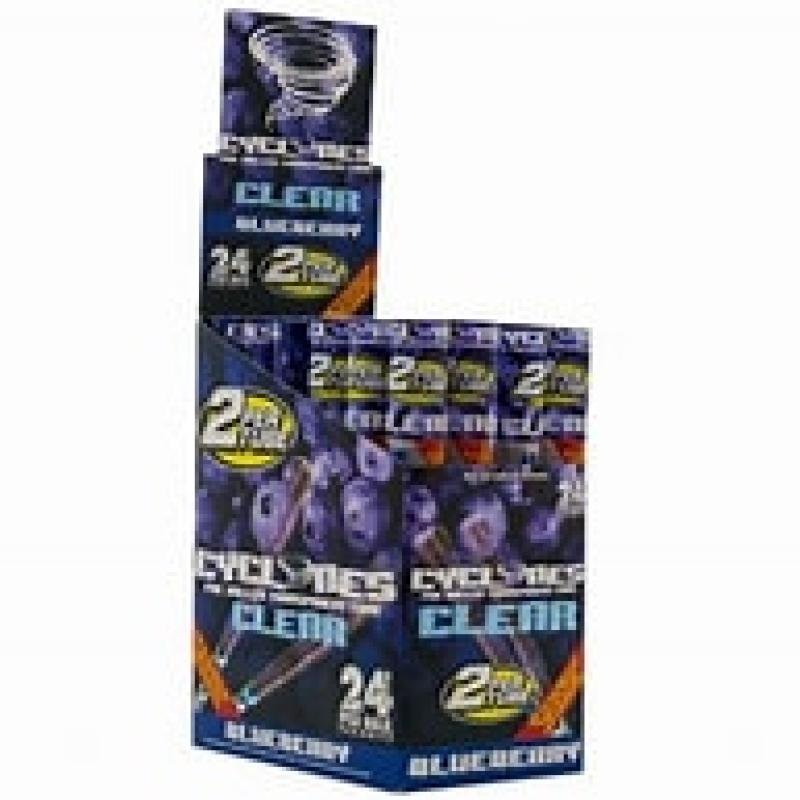 Cyclones Clear Cone PK.24 x1 Blueberry