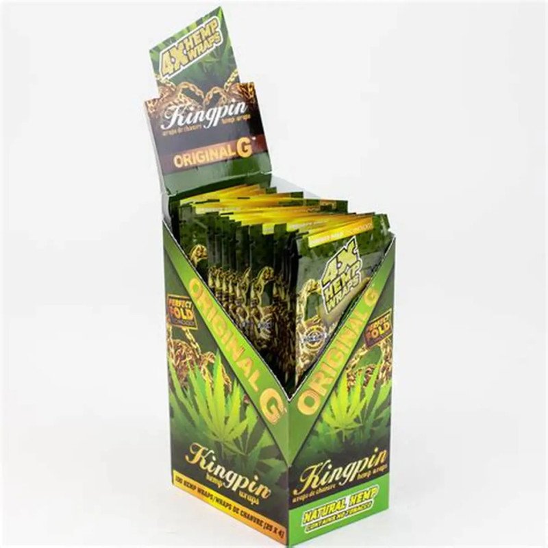 Kingpin KP 4X Hemp Wraps PK100