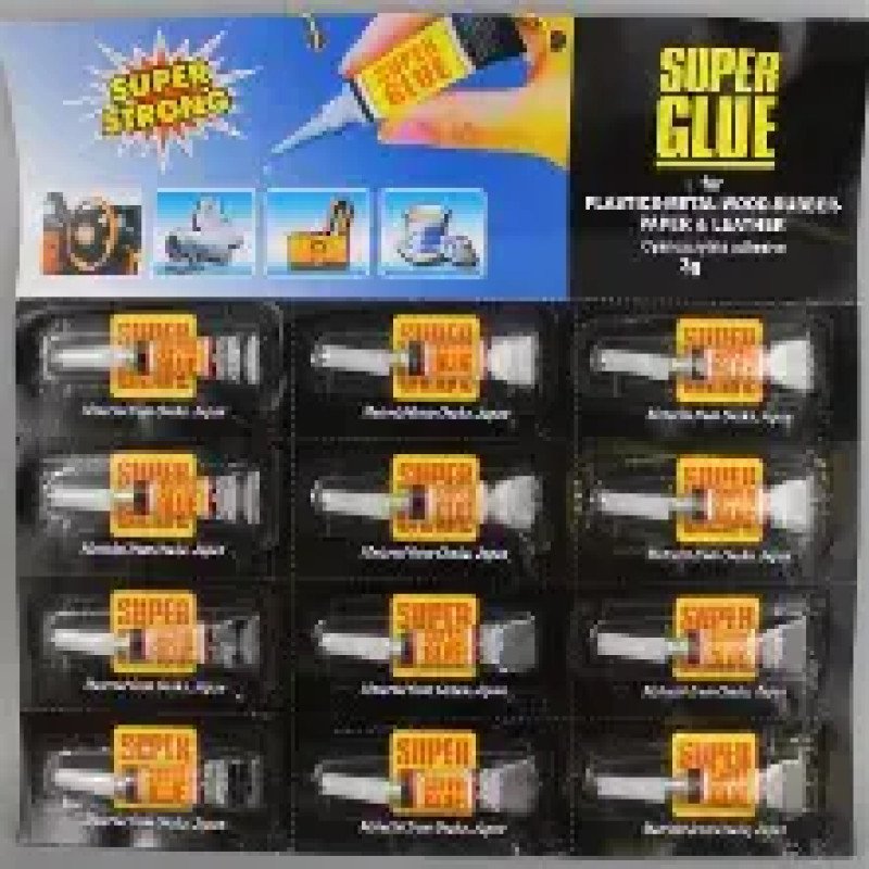 Super Glue Pack of 12 A711