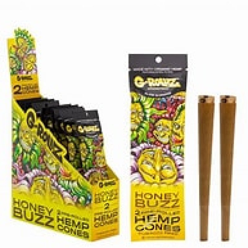 G-Rollz Hemp Cones PK12- Honey Buzz