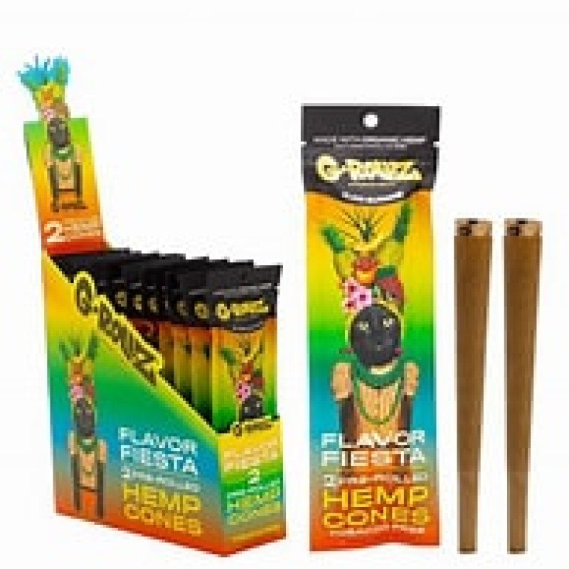 G-Rollz Hemp Cones PK12- Flavour Fiesta