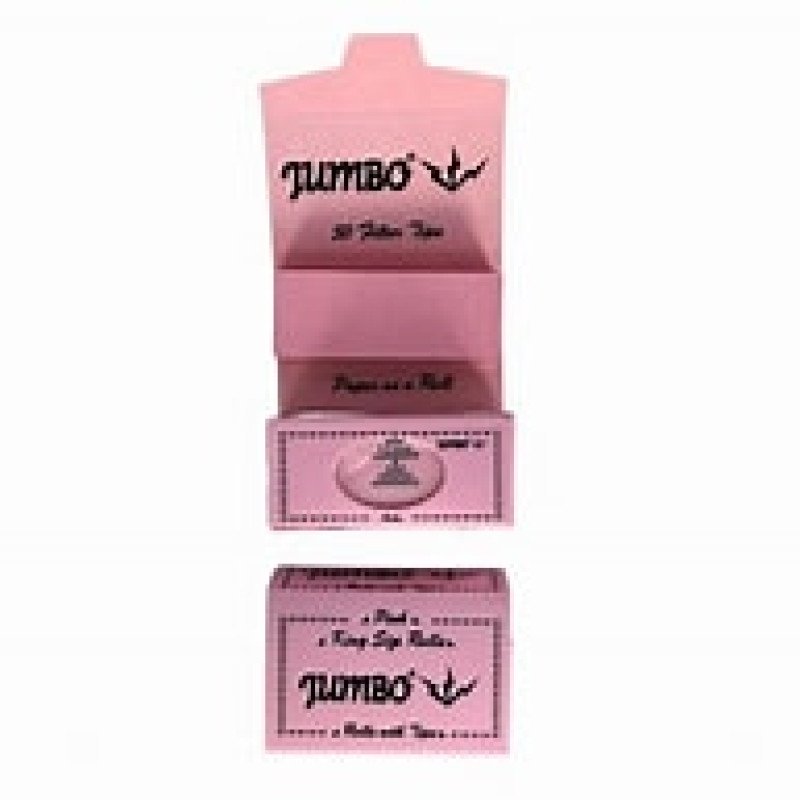 Jumbo Pink Rolls + Tips 2in1