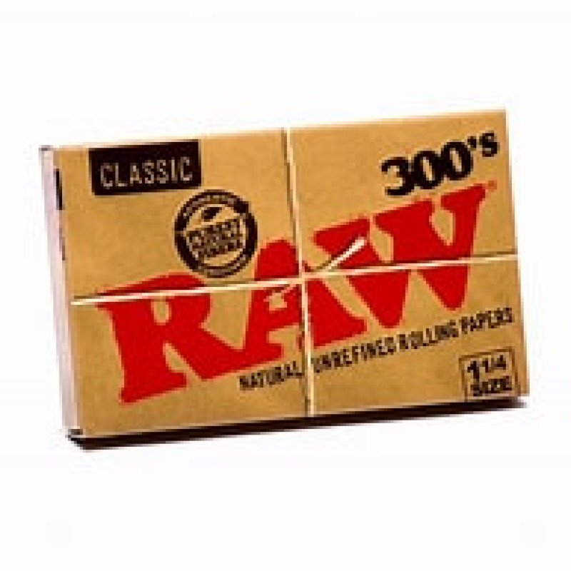 RAW Classic 300's 1Â¼ Rolling Papers PK40