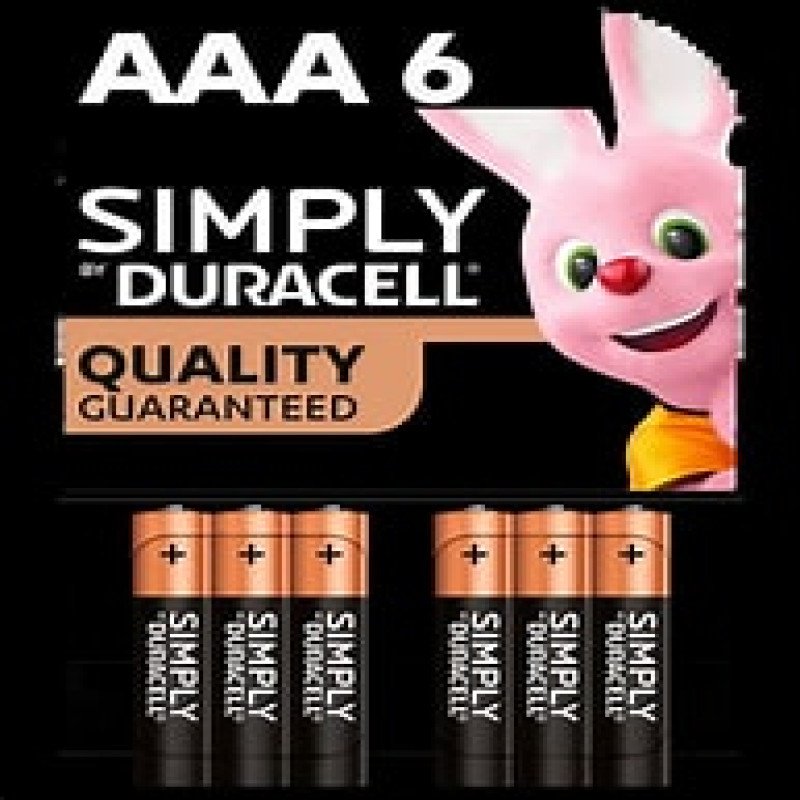 Duracell Simply AAA Strip PK6