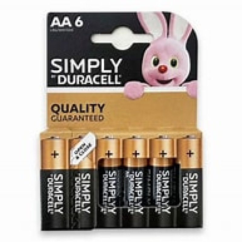 Duracell Simply AA Strip PK6