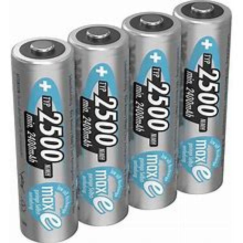 Recahargable Battery BTY AAA 2500mAh PK4