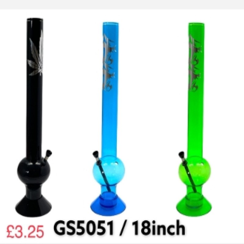 GS5051 - New Acrylic Bong 18INCH