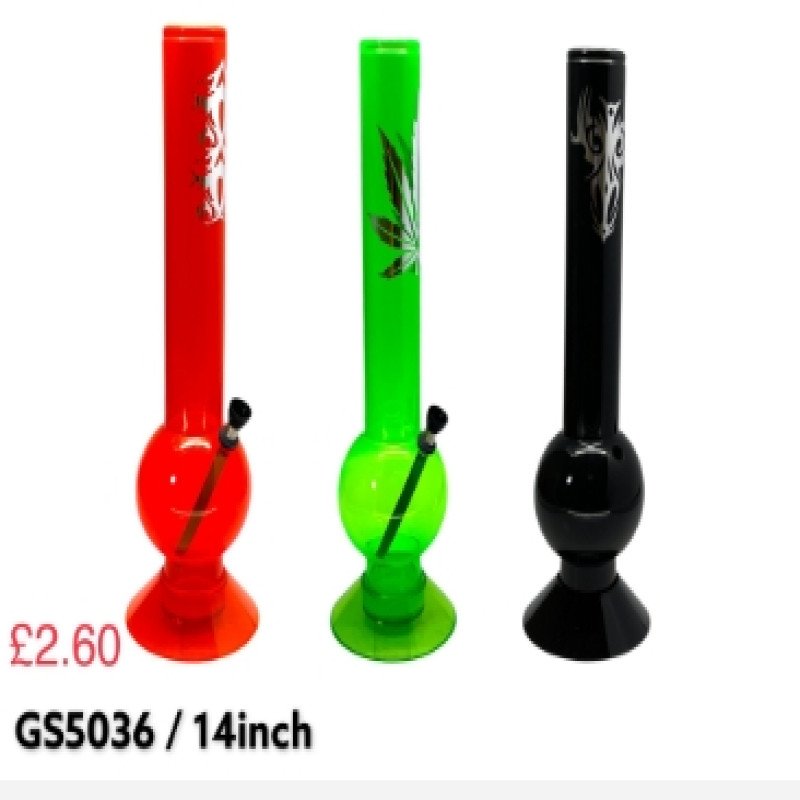 GS5036 - New Acrylic Bong 14INCH