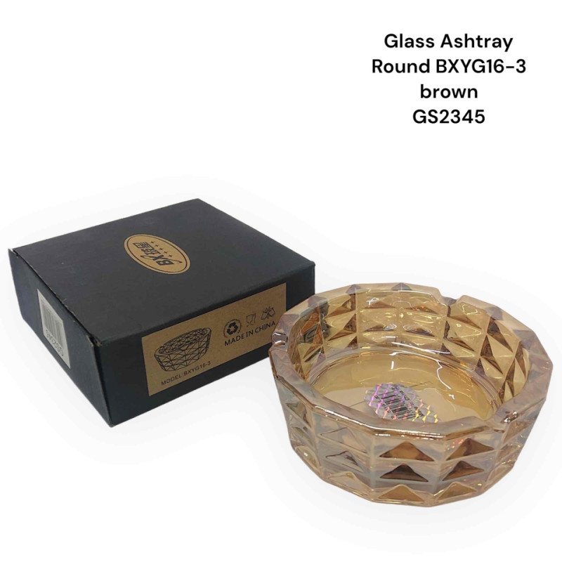 GS2345 - Ashtray Glass BXYG16-3 HP amber