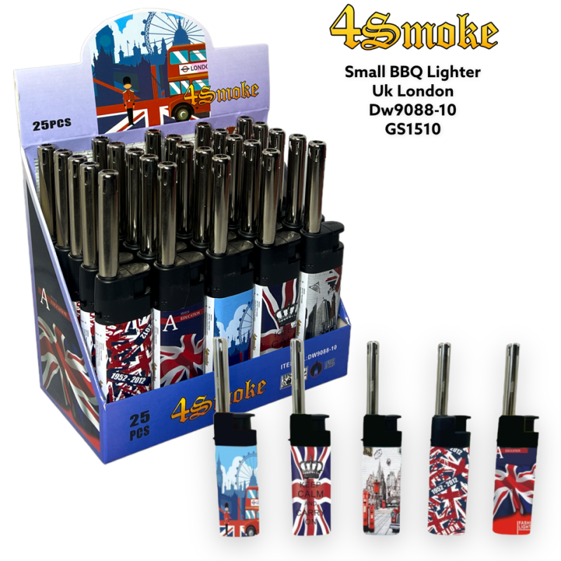 4Smoke BBQ Lighter PK25 DW9088-10 UK LONDON - GS1510