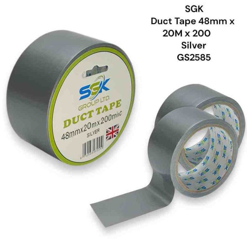 Duct tape 48MM x 20M SILVER GS2585