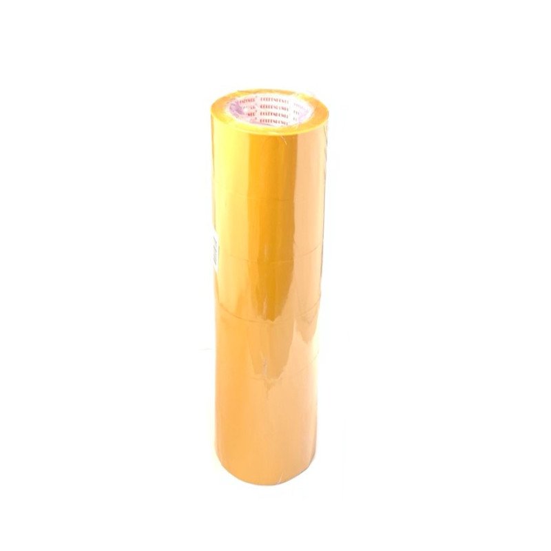 Cello Tape Yellow beige Pack Of 6 50m 4550 TPY06 - gs2294