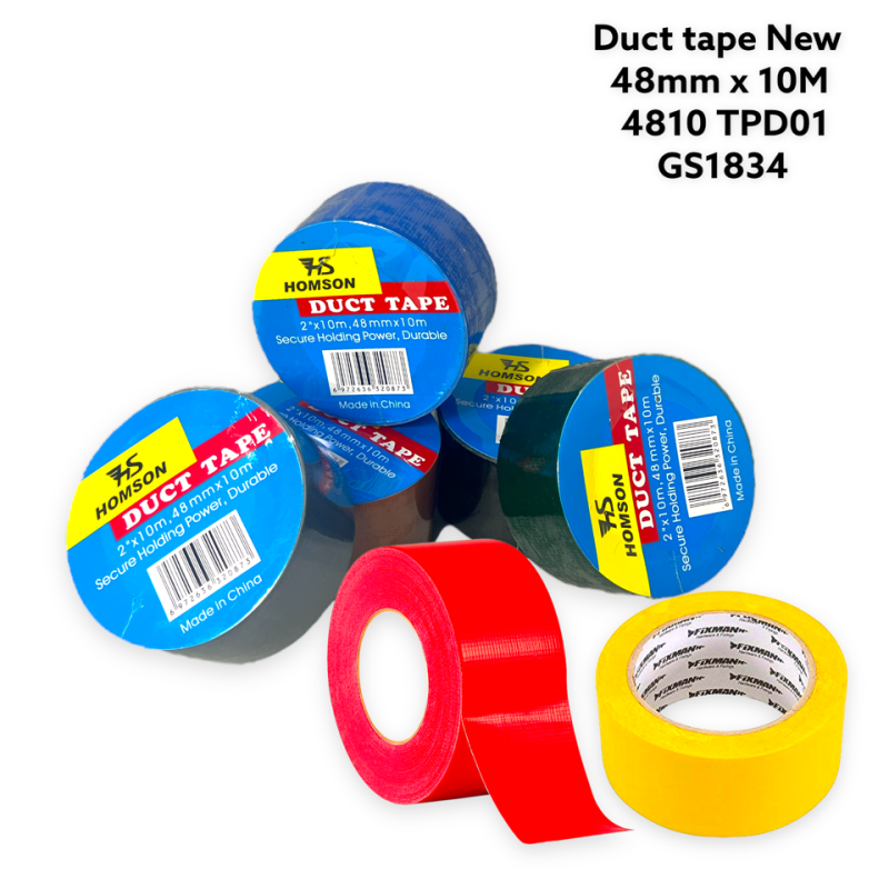 Duct Tape 48mm X 10 TPD01 mix colour  - GS1834