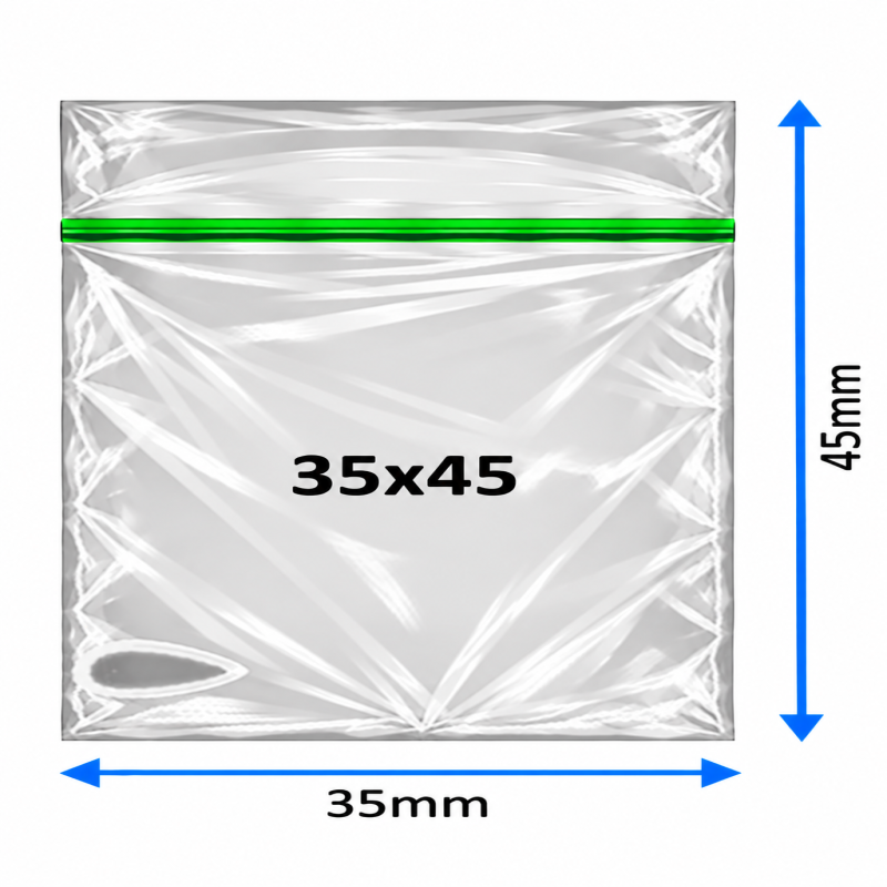 Plain Baggy Zipper 35x45
