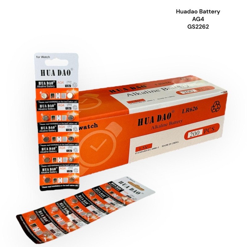 GS2262 - HUADAO Alkaline Battery AG4 PK10