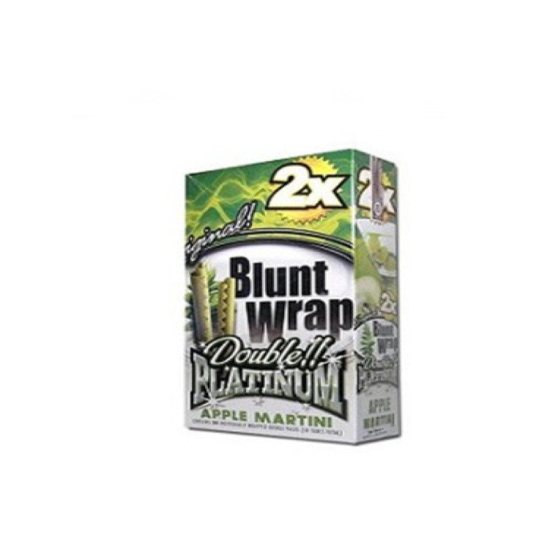 Platinum Blunts X2 PK25 - Green (Apple Martini)