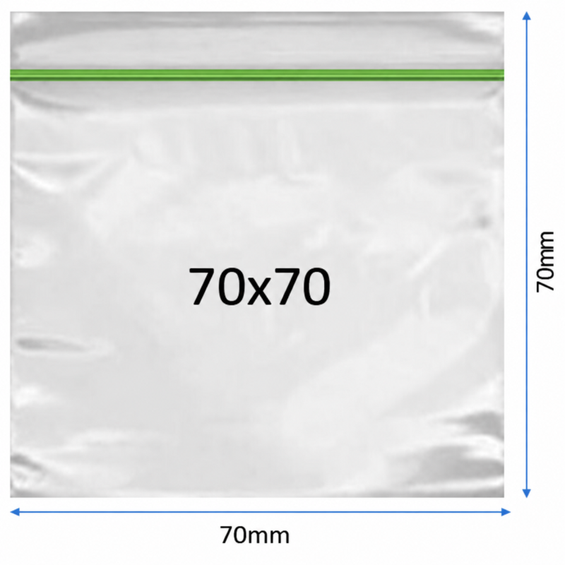 Plain Baggy Zipper 70x70
