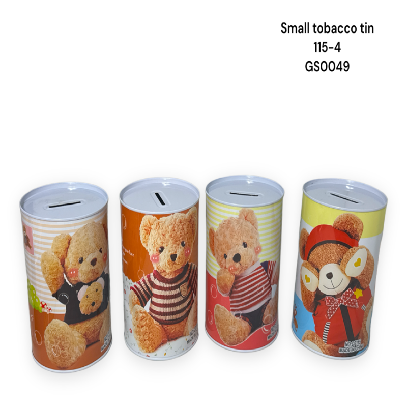Money Tin Small TEDDY - GS0049
