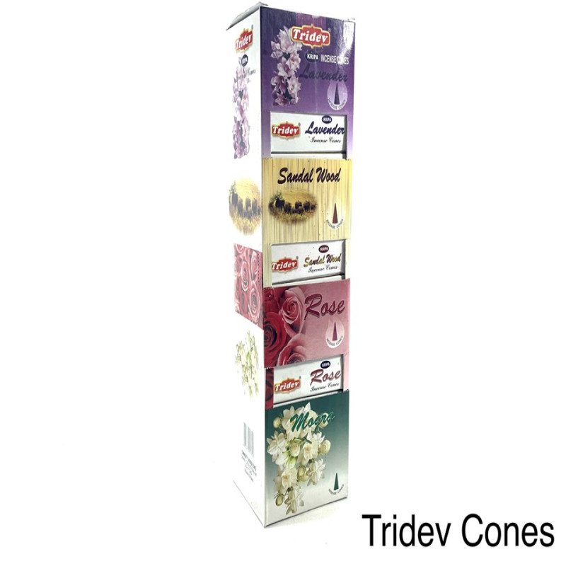 Tridev Incence Cones