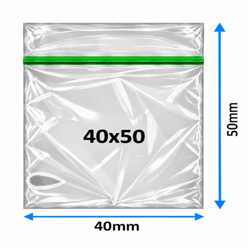 Plain Baggy Zipper 40x50