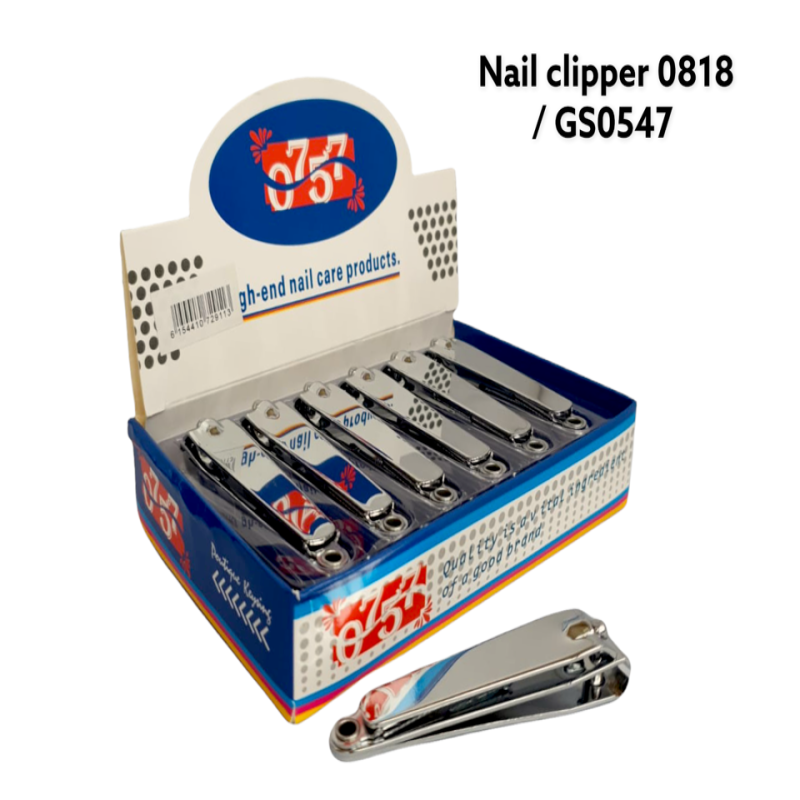 Nail Clipper - 0818 Pack Of 12 Plain - GS0547