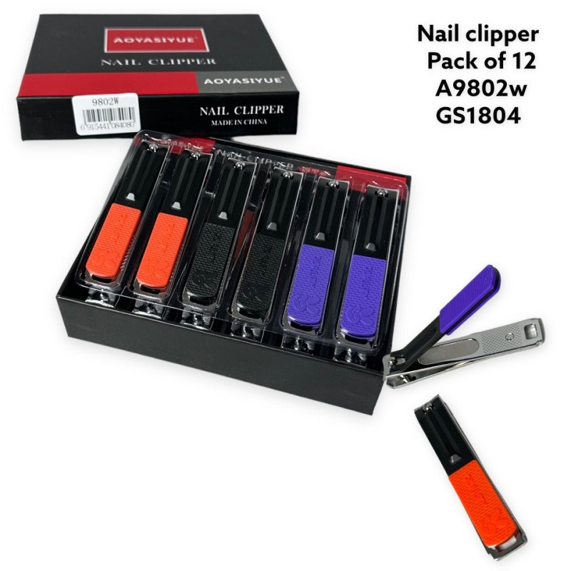 NAIL CLIPPER PK12 A9802W 9802W - GS1804