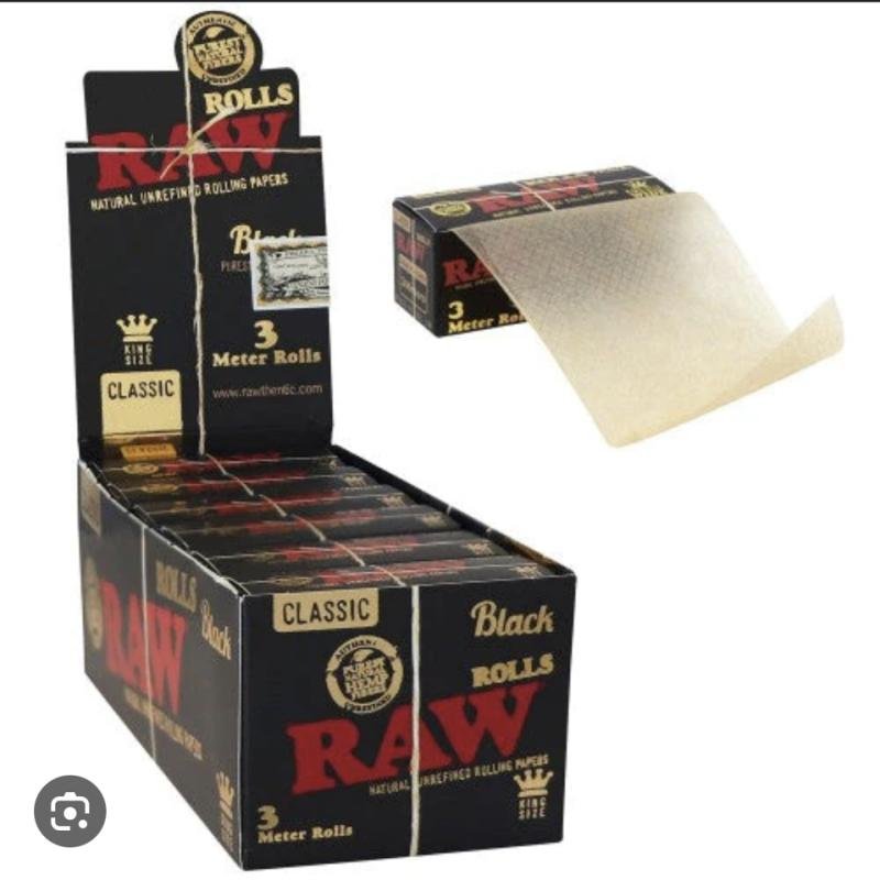 Raw Black Roll 3m