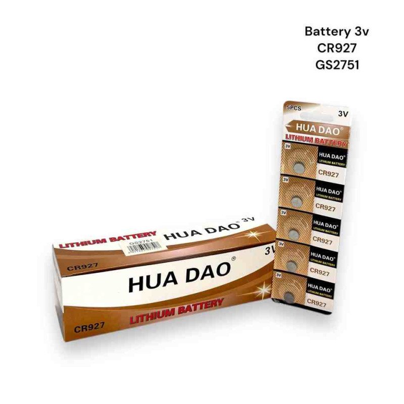 GS2751 - HUADAO BUTTON BATTERY 927