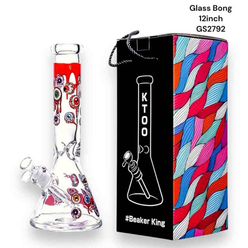 GS2792 - GLASS BONG 12IN M121018
