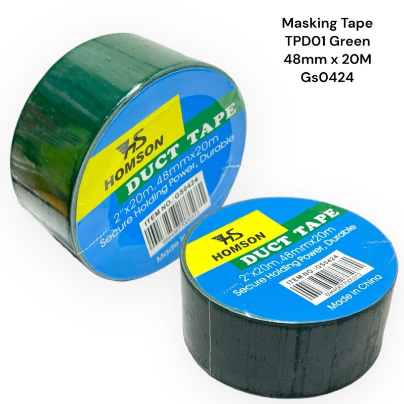 Duct Tape BZ7489 TPD01 GREEN 20M - GS0424