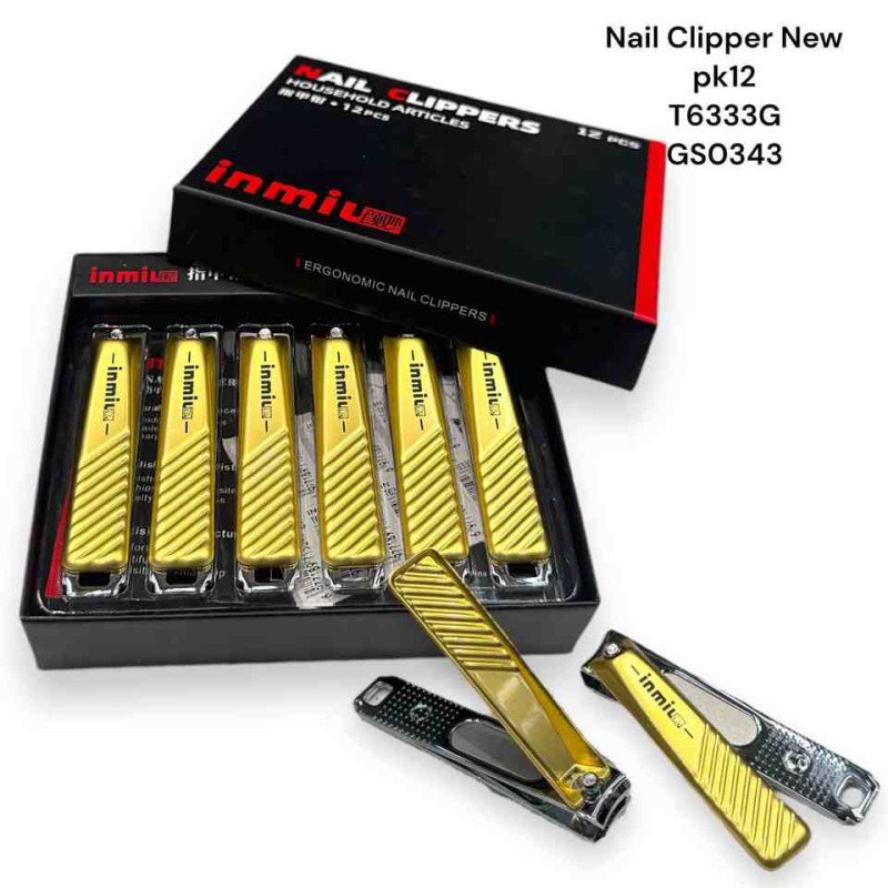 Nail Clipper - T6333G Pack Of 12 GS0343