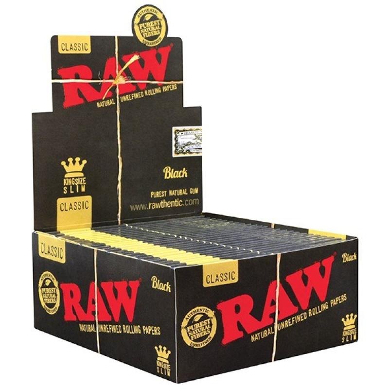 Raw Black KS Slim PK50
